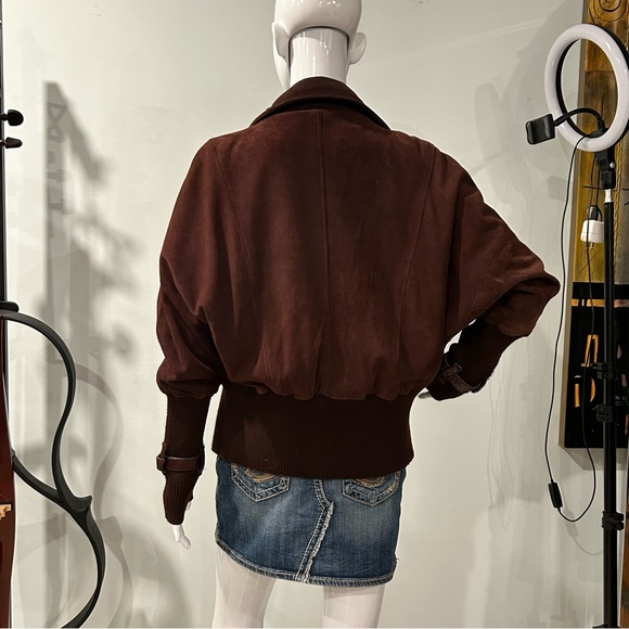 Marciano Y2K Goatskin Bomber Jacket - Picture 7 of 11